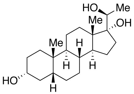 Pregnanetriol - Chemical structure and product image