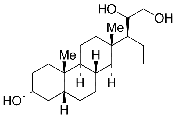 (3alpha,5beta)-Pregnane-3,20,21-triol - Chemical structure and product image
