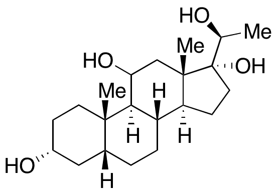 5beta-Pregnane-3alpha,11,17alpha,20alpha-tetrol - Chemical structure and product image