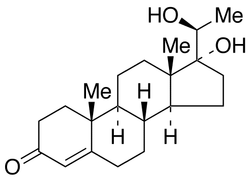 4-Pregnen-17alpha, 20alpha-diol-3-one - Chemical structure and product image