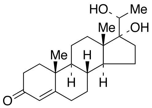4-Pregnen-17alpha,20beta-diol-3-one - Chemical structure and product image