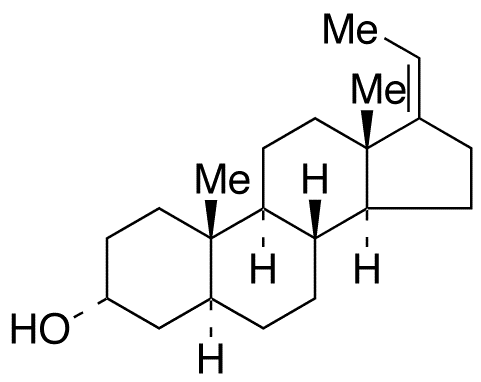 (3alpha,5alpha,17Z)-Pregn-17(20)-en-3-ol - Chemical structure and product image