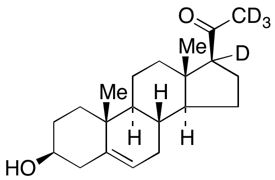 Pregnenolone-d4 - Chemical structure and product image