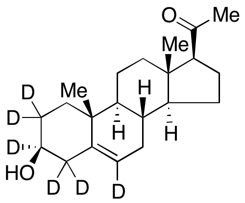 Pregnenolone-d6 Major - Chemical structure and product image