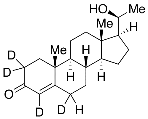 4-Pregnen-20alpha-ol-3-one-d4 - Chemical structure and product image