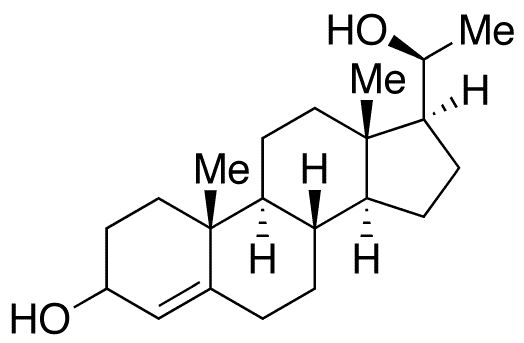 4-Pregnene-3,20-diol - Chemical structure and product image