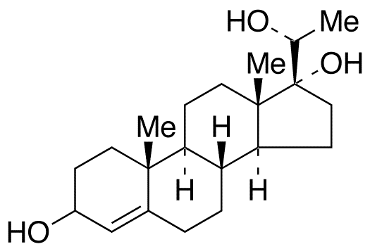 (20R)-Pregn-4-ene-3,17,20-triol - Chemical structure and product image