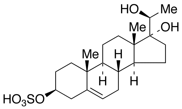 (3beta,20S)-Pregn-5-ene-3,17,20-triol Sulfate - Chemical structure and product image