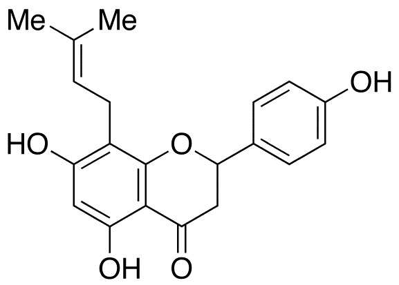 rac 8-Prenylnaringenin - Chemical structure and product image