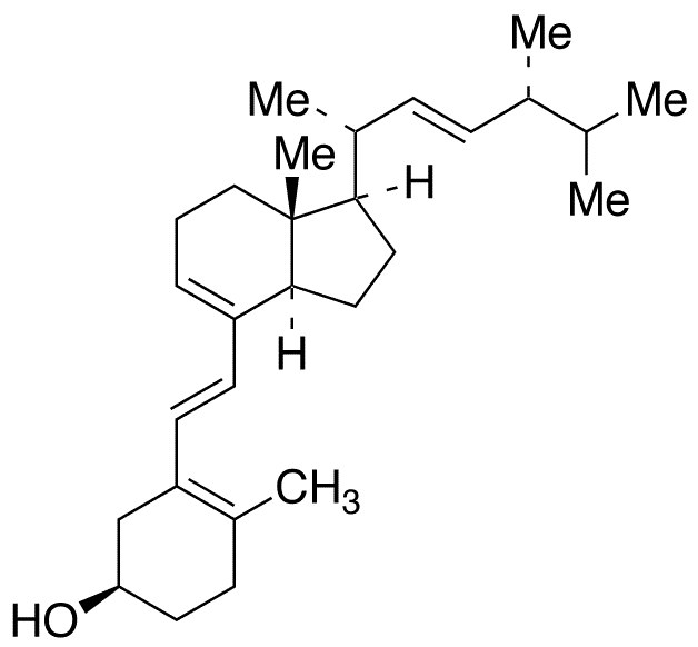 Previtamin D2 (90%) - Chemical structure and product image
