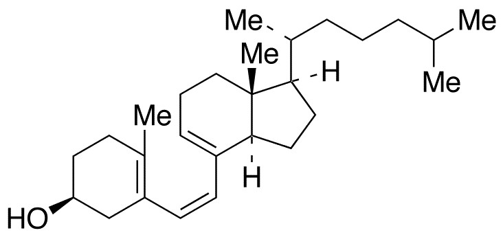 Previtamin D3 (>80%) - Chemical structure and product image