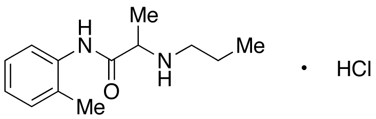 Prilocaine Hydrochloride - Chemical structure and product image