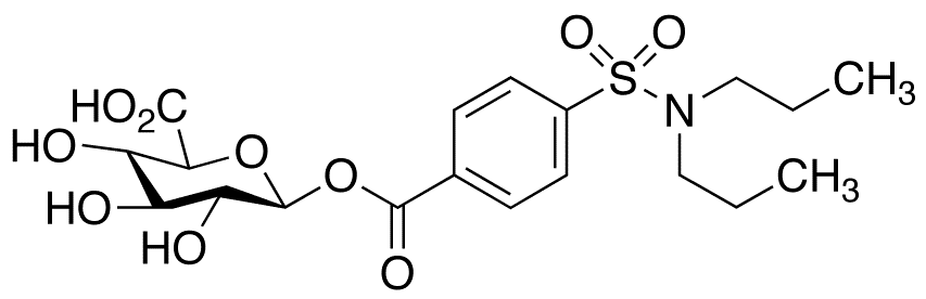 Probenecid Acyl beta-D-Glucuronide >90% - Chemical structure and product image