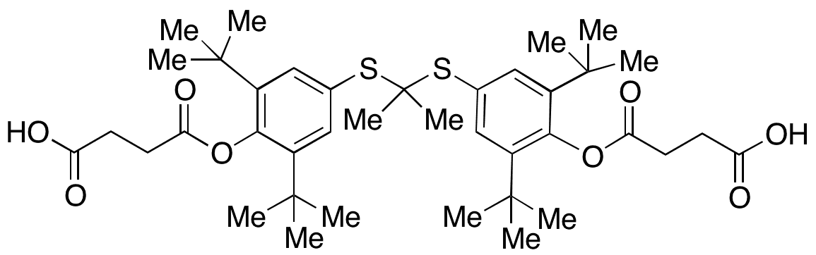 Probucol Disuccinate - Chemical structure and product image