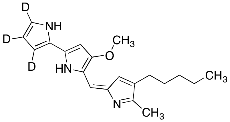 Prodigiosin-d3 - Chemical structure and product image