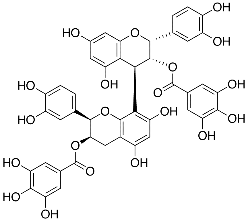 Procyanidin B2 3,3-di-O-gallate (>80%) - Chemical structure and product image