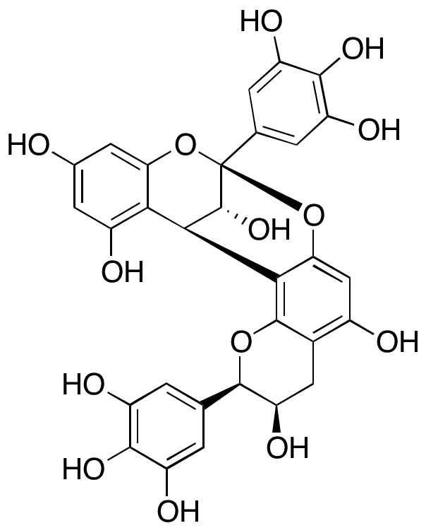 Prodelphinidin A2 - Chemical structure and product image