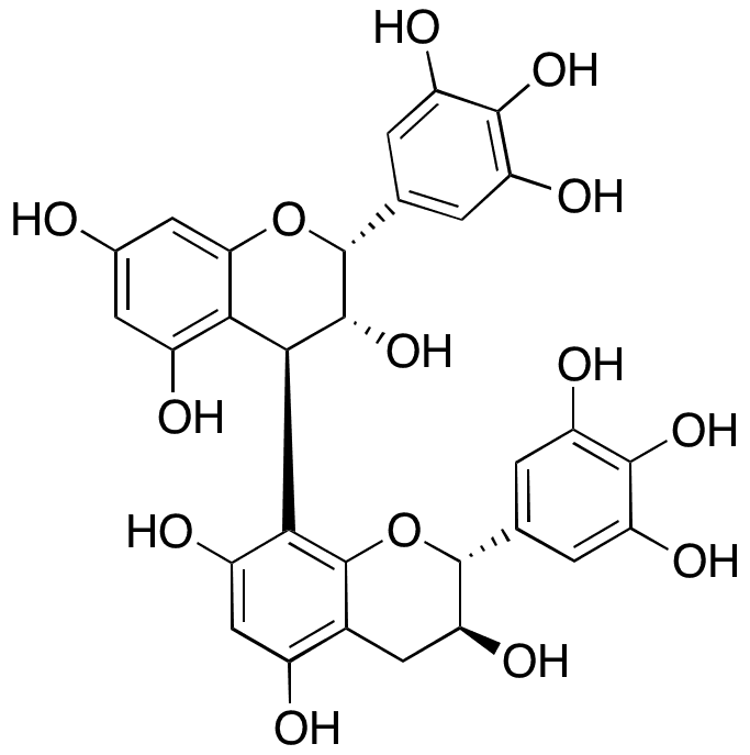 Prodelphinidin B1 - Chemical structure and product image