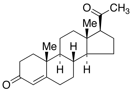 Progesterone - Chemical structure and product image