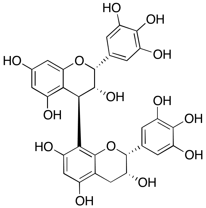 Prodelphinidin B2 - Chemical structure and product image