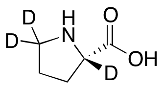 L-Proline-2,5,5-d3 - Chemical structure and product image