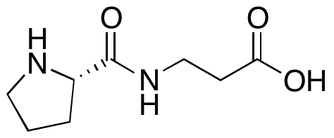 N-(L-Prolyl)-beta-alanine - Chemical structure and product image