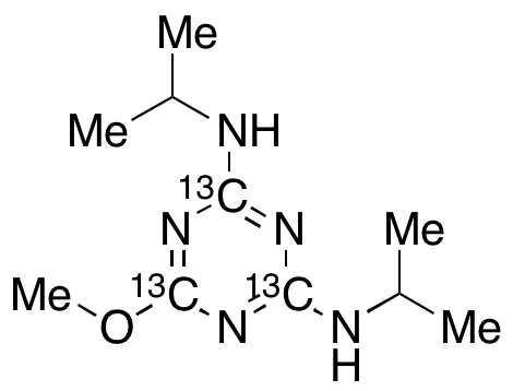 Prometon-13C3 - Chemical structure and product image