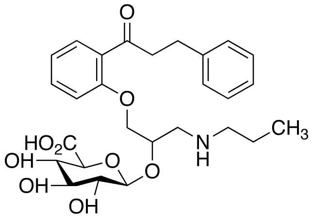Propafenone BETA-D-Glucuronide - Chemical structure and product image