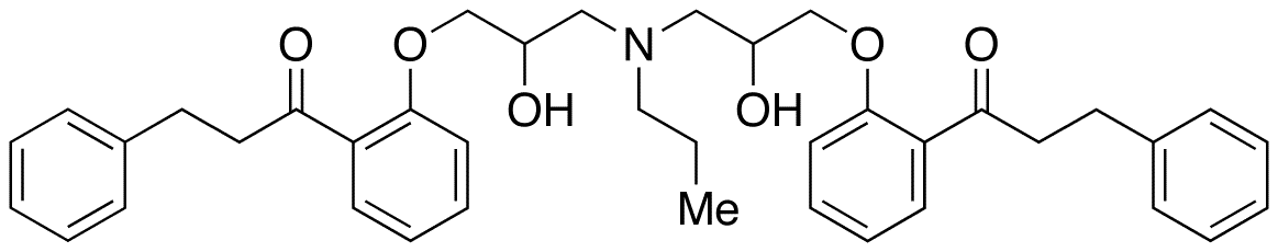 Propafenone Dimer Impurity(Mixture of diastereomers) - Chemical structure and product image