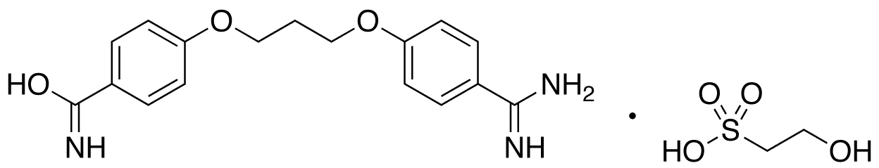 Propamidine Monoamide Isethionate - Chemical structure and product image