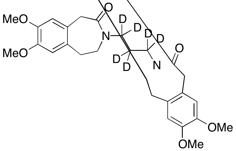 3,3-(Propane-1,3-diyl)bis(7,8-dimethoxy-4,5-dihydro-1H-benzo[d]azepin-2(3H)-one)-d6 - Chemical structure and product image