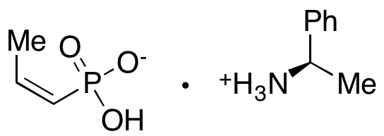 cis-Propenylphosphonic Acid (R)-(+)-alpha-Methylbenzylamine Salt - Chemical structure and product image
