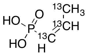 cis-Propenylphosphonic Acid-13C3 - Chemical structure and product image