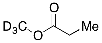 Propionic Acid Methyl-d3 Ester - Chemical structure and product image