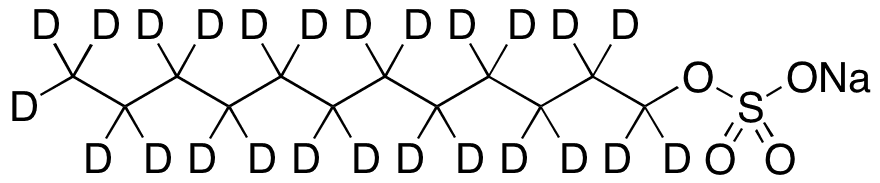 Sodium Dodecyl Sulfate-d25 - Chemical structure and product image