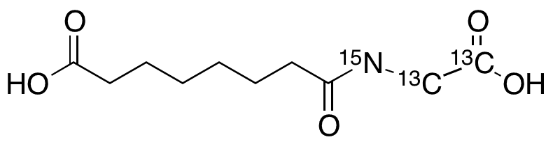 Glutaminyl-Methionyl-Glutamyl-Glutamyl-Glutamyl-Alanyl-Valyl-Arginine Trifluoroacetate - Chemical structure and product image