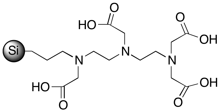 Triamine Tetraacetate (Silica Supported) - Chemical structure and product image