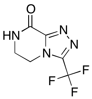 N-[[2-[[[4-[[[(Hexyloxy)carbonyl]amino]carbonyl]phenyl]amino]methyl]-1-methyl-1H-benzimidazol-5-yl]carbonyl]-N-2-pyridinyl-beta-alanine - Chemical structure and product image