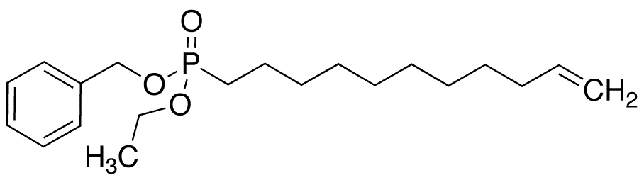 10-Undecenyl-phosphonic Acid Benzyl Ethyl Diester - Chemical structure and product image