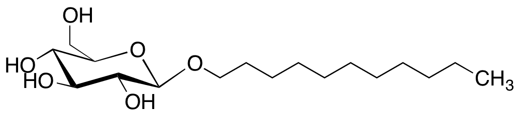 n-Undecyl beta-D-Glucopyranoside - Chemical structure and product image