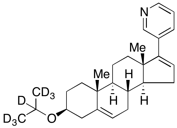 Abiraterone Isopropyl Ether-d7 - Chemical structure and product image