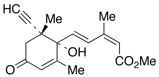 rac 8’-Acetylene Abscisic Acid Methyl Ester - Chemical structure and product image