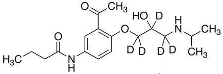 Acebutolol-d5 - Chemical structure and product image