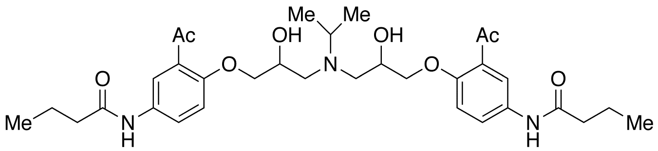 Acebutolol Dimer Impurity - Chemical structure and product image