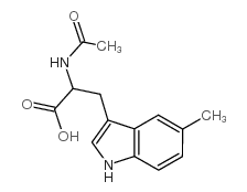 N-Acetyl-5-methyl-dl-tryptophan - Chemical structure and product image