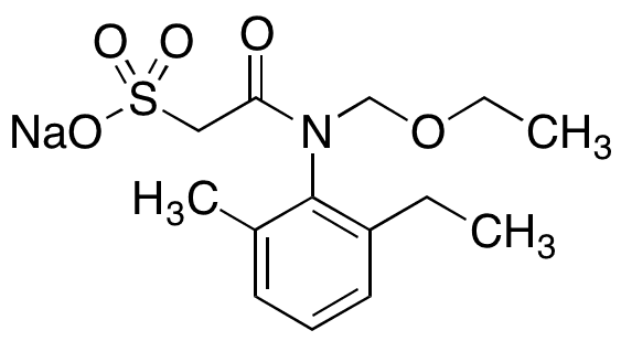 Acetochlor ESA Sodium Salt - Chemical structure and product image
