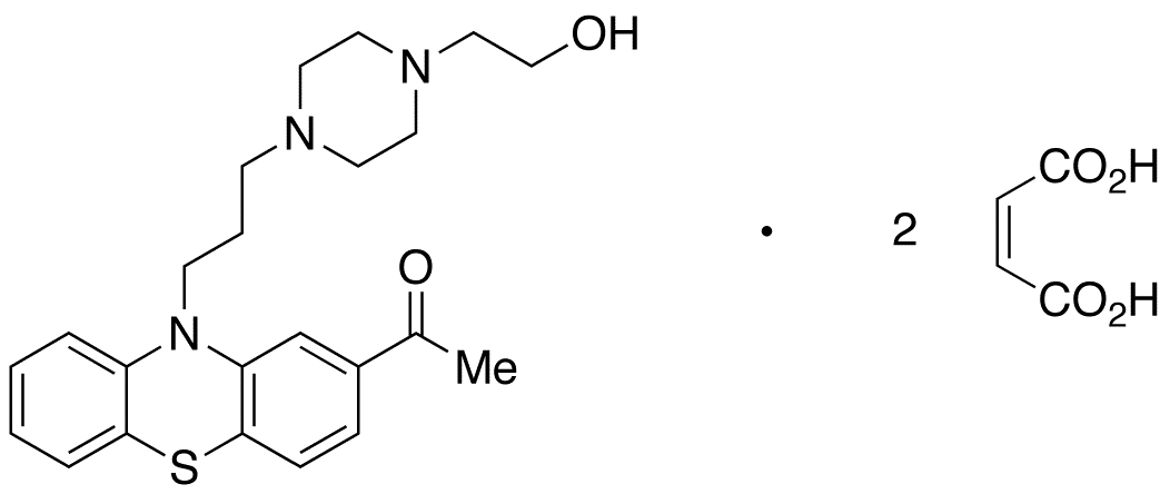 Acetophenazine Dimaleate - Chemical structure and product image