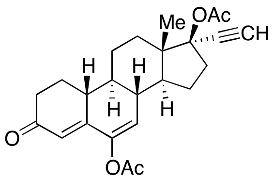 (6-Acetoxy-3-oxo-19-nor-17α-pregn-4,6-dien-20-yn-17-yl Acetate - Chemical structure and product image