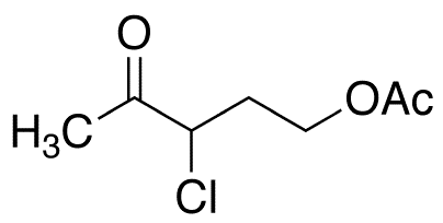 5-Acetoxy-3-chloro-2-pentanone - Chemical structure and product image