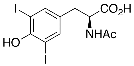 N-Acetyl-3,5-diiodo-L-tyrosine - Chemical structure and product image